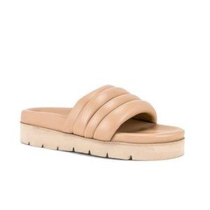 Seychelles Vibe Check Slide in Vacchetta Leather